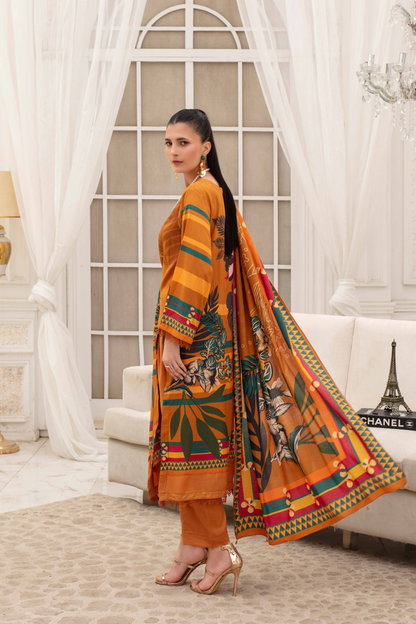 Fabiha By Feroza Digital Printed Linen 3PC