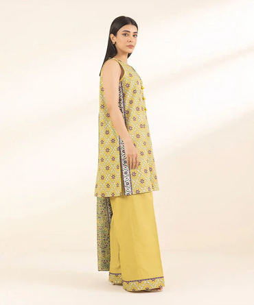 Sapphire Digital Printed Linen 3-PC