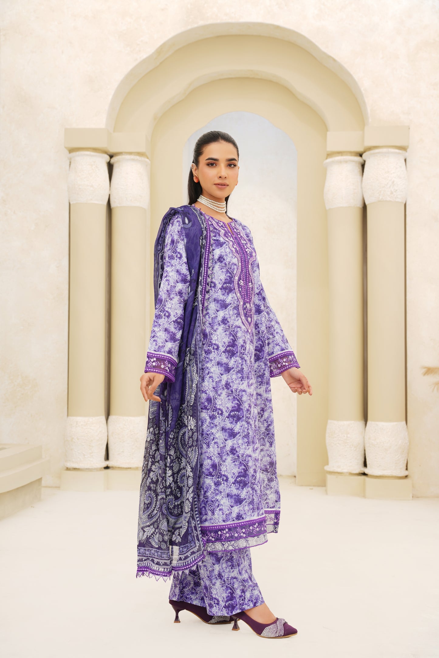 Jashn-e-Baharan By Anaya Noor Emb & Digital Printed Lawn 3PC