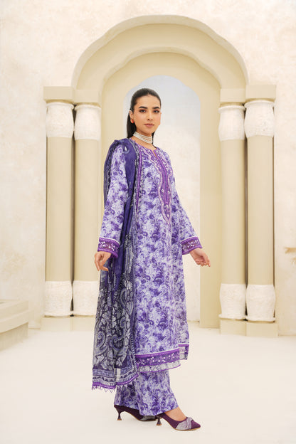 Jashn-e-Baharan By Anaya Noor Emb & Digital Printed Lawn 3PC
