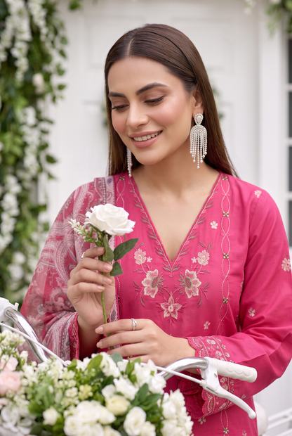Kehkashan By Anaya Noor Fully Emb Viscose 3PC