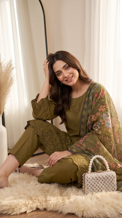 Dream Stone By Anaya Noor Full Heavy Emb Viscose 3PC