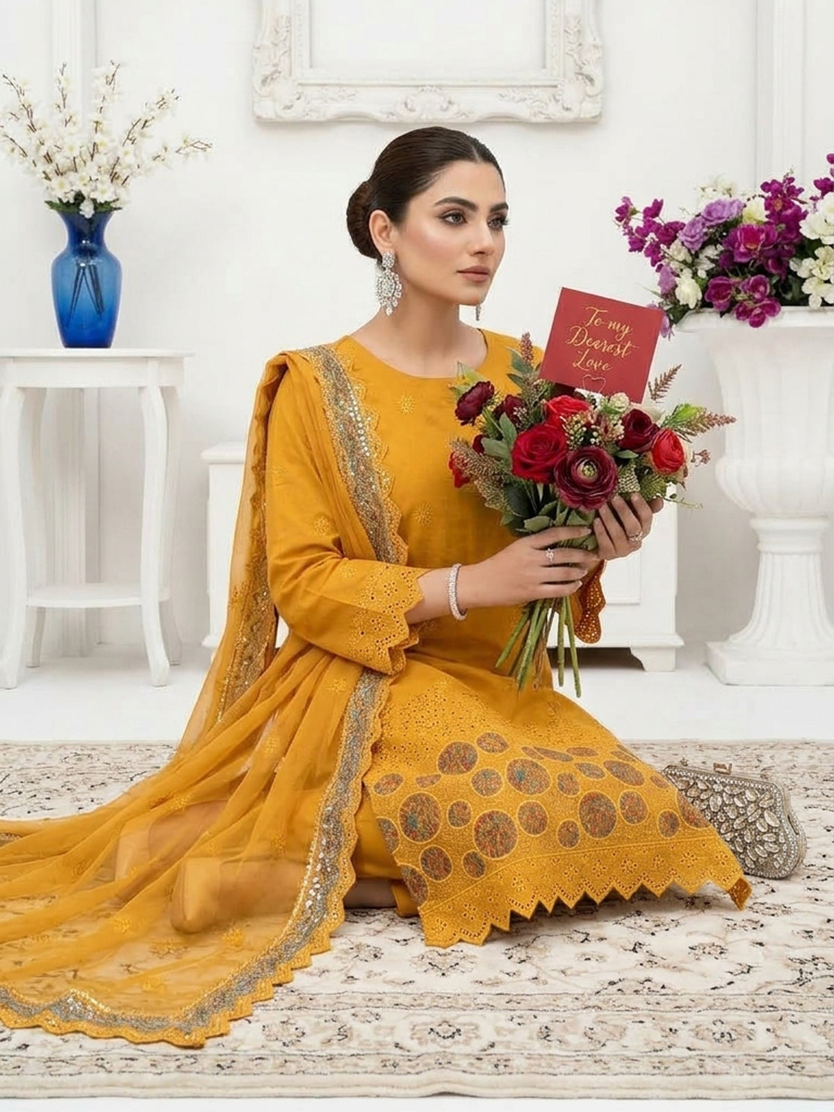 Sarma By Anaya Noor Fully Emb Viscose 3PC