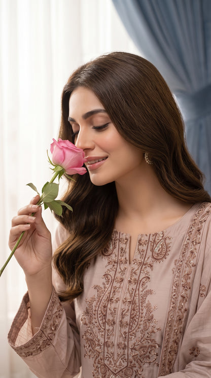 Halima By Anaya Noor Premium Emb Viscose 3PC