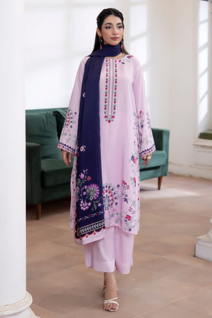 Anaya Noor Digital Printed Stone Linen 3PC