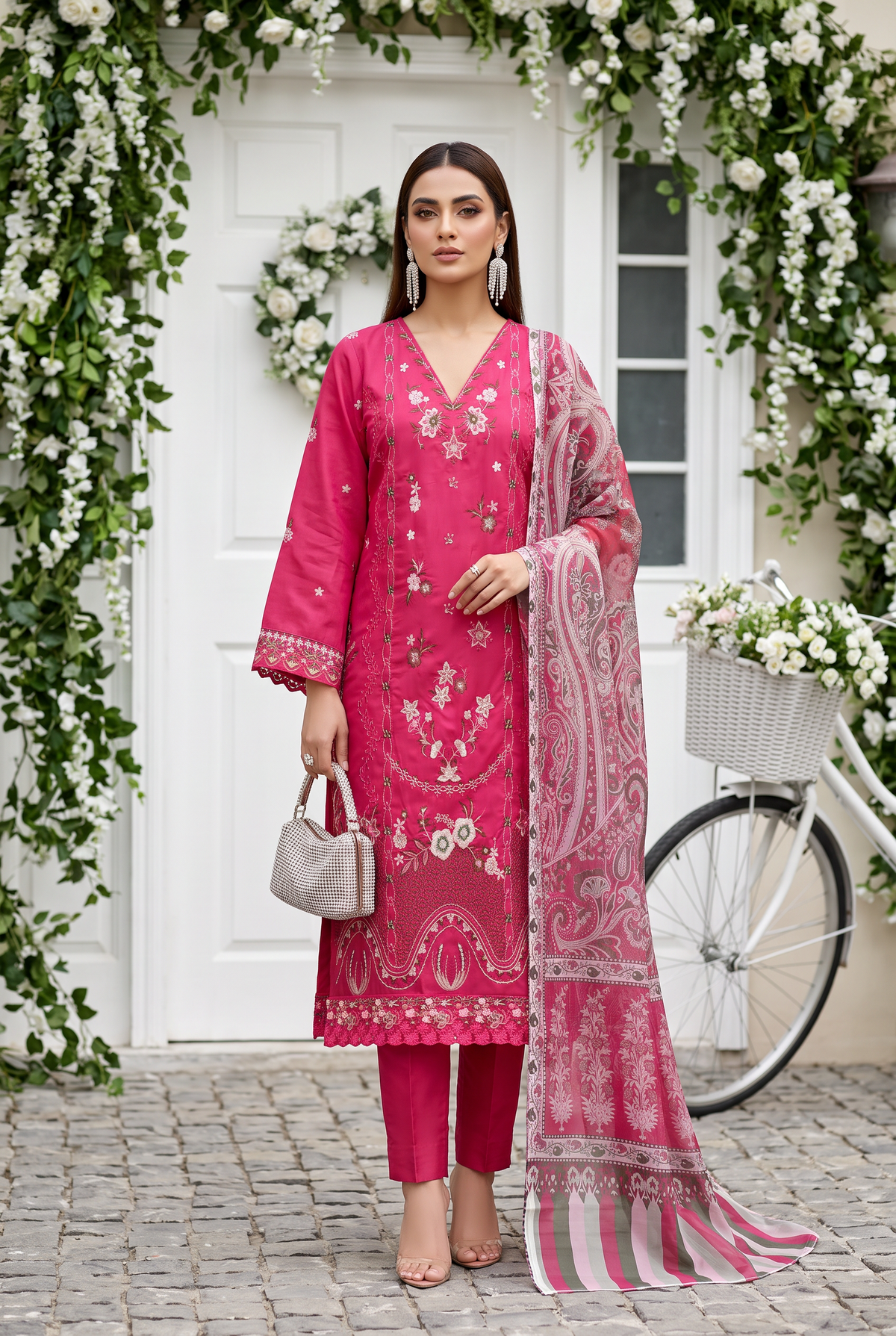 Kehkashan By Anaya Noor Fully Emb Viscose 3PC