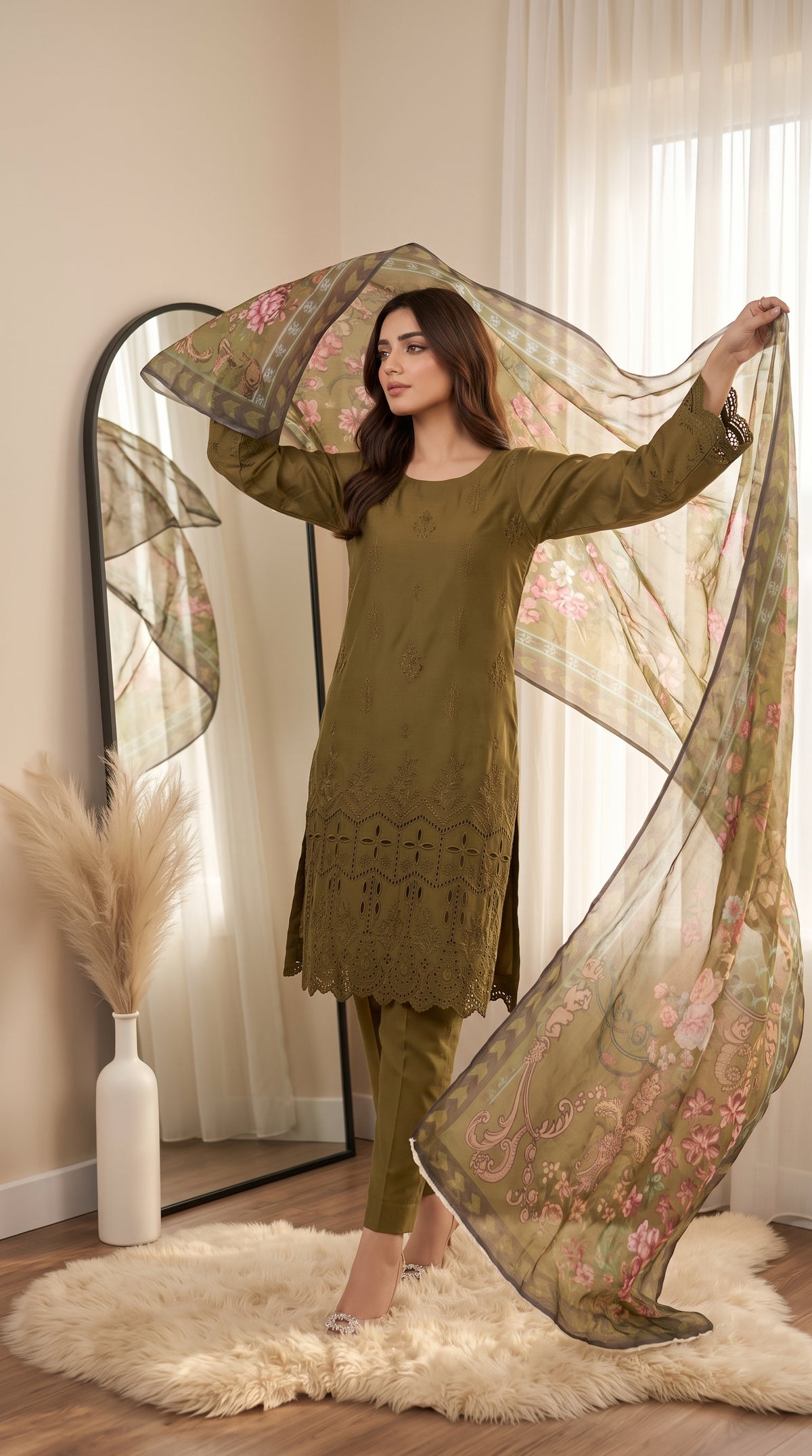 Dream Stone By Anaya Noor Full Heavy Emb Viscose 3PC