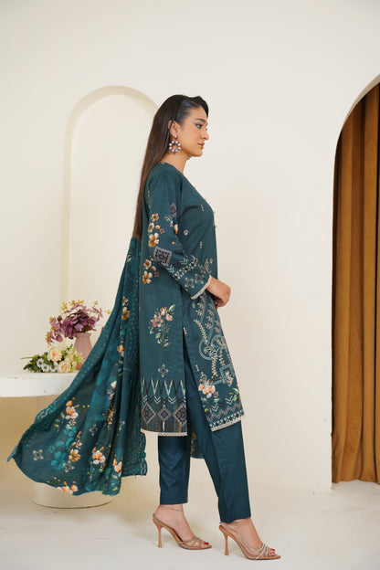 Riwayat-e-Sardi By Anaya Noor Emb Linen 3PC