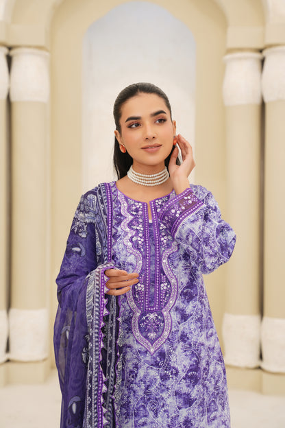 Jashn-e-Baharan By Anaya Noor Emb & Digital Printed Lawn 3PC