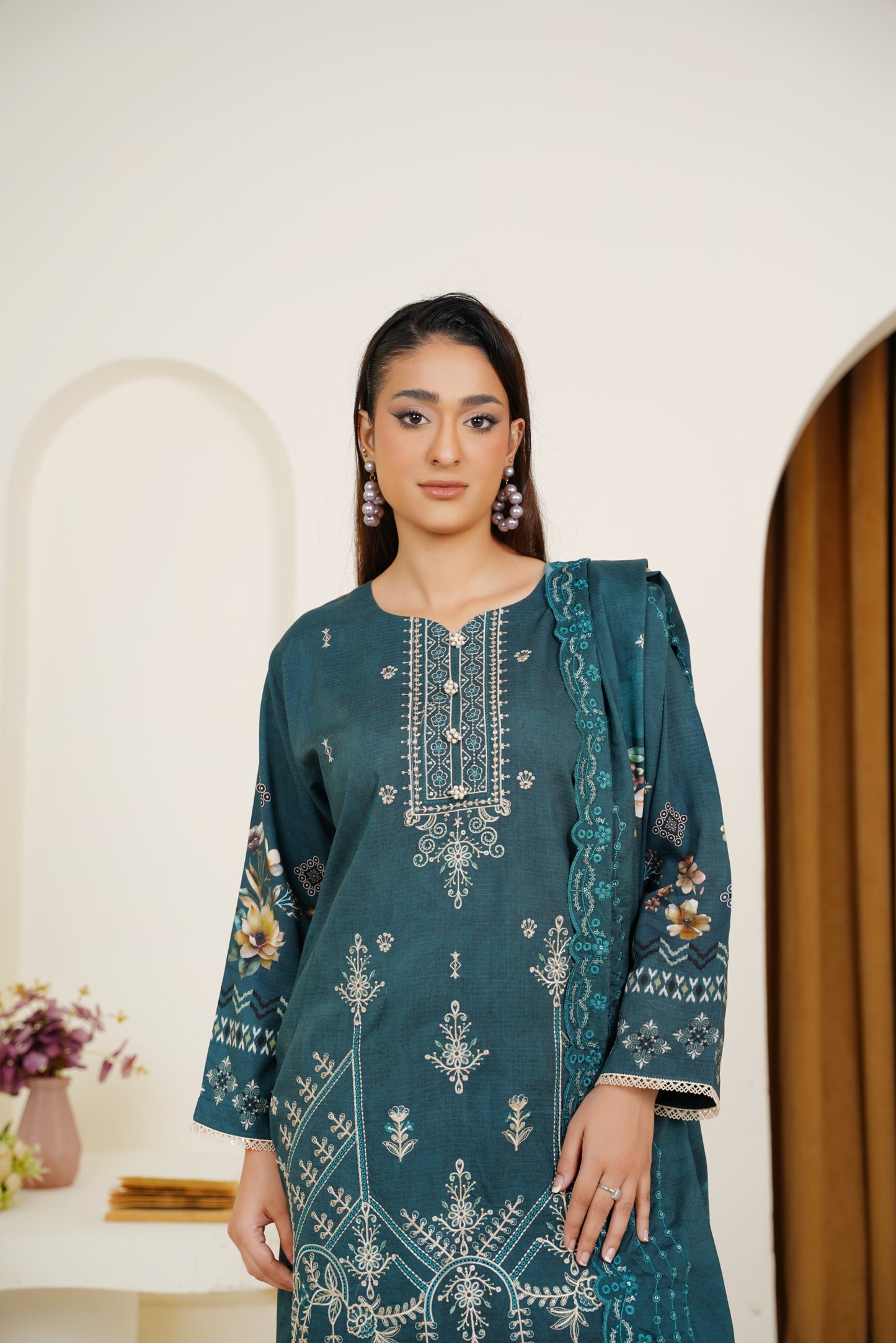 Riwayat-e-Sardi By Anaya Noor Emb Linen 3PC
