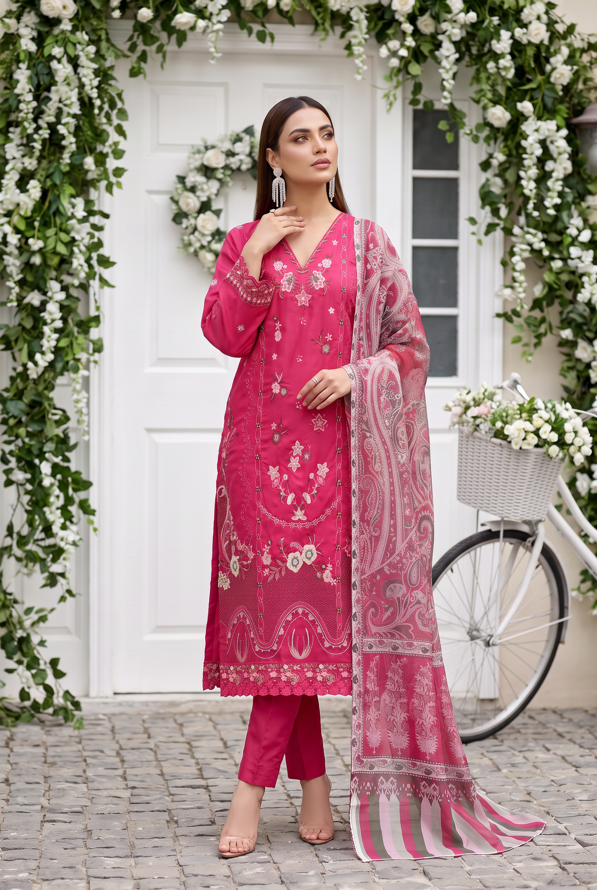 Kehkashan By Anaya Noor Fully Emb Viscose 3PC