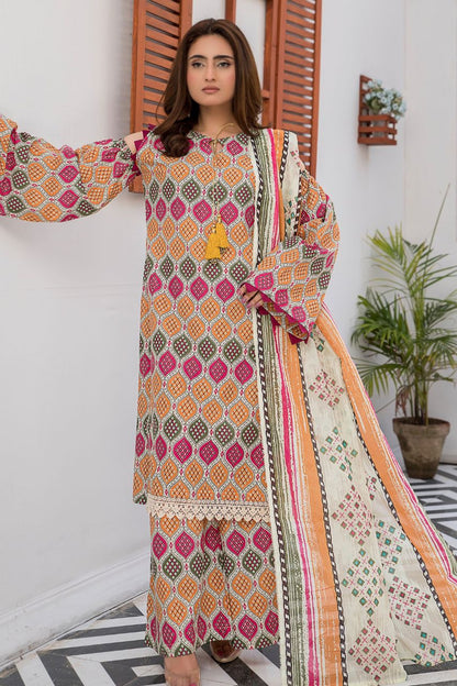 Abrish digital Printed Lawn 3-PC