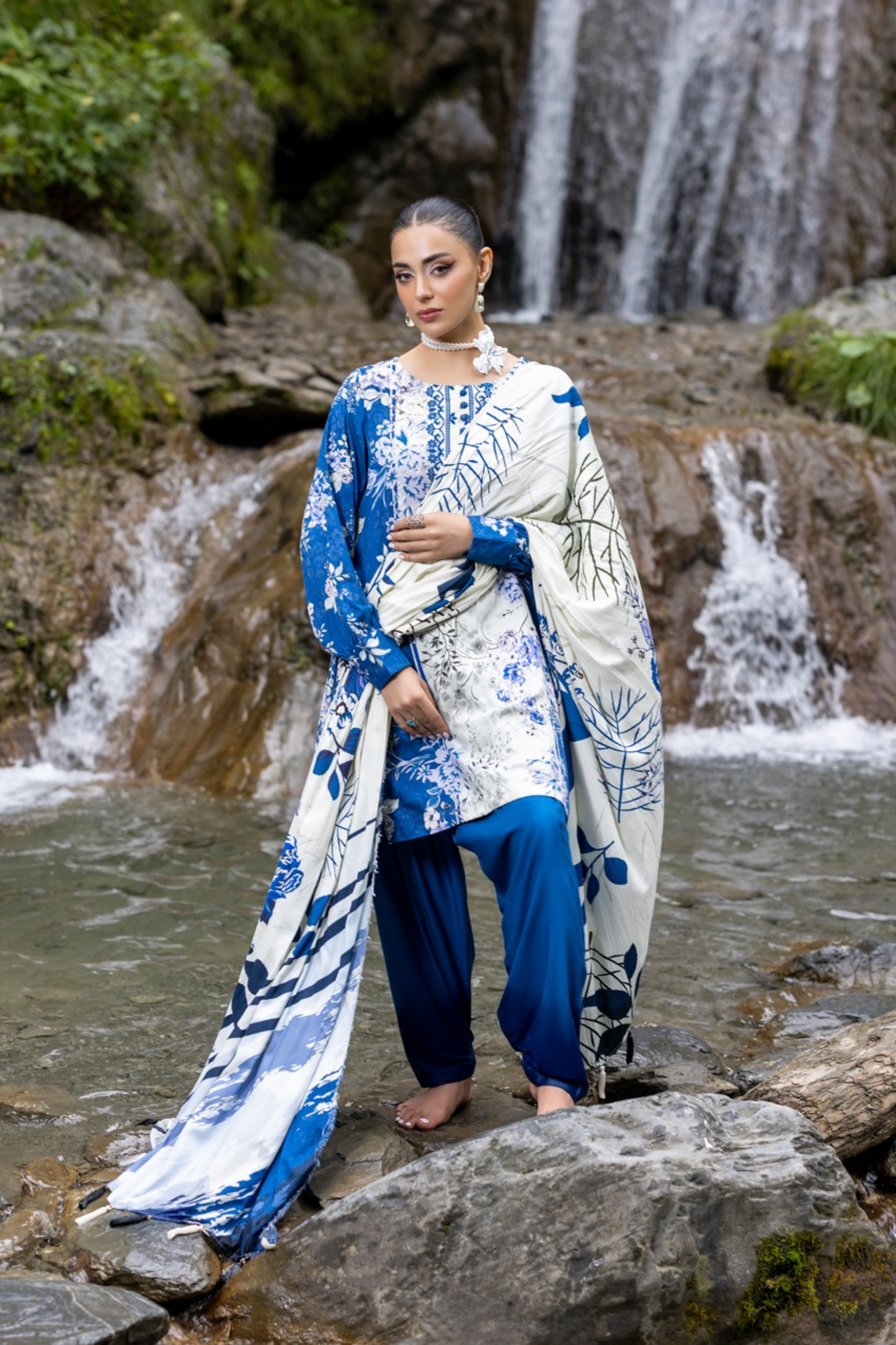 Rang-E-Gul By Paltar Printed Viscose 3PC