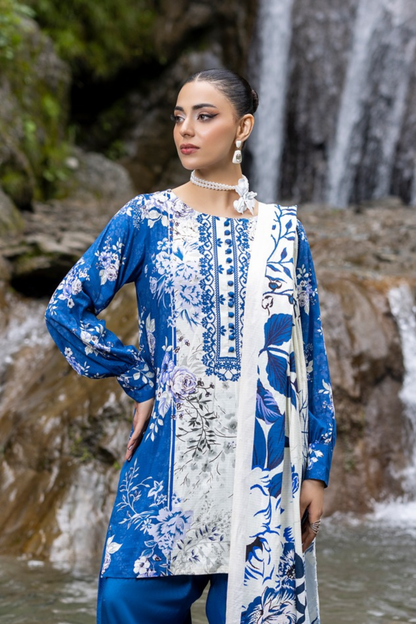 Rang-E-Gul By Paltar Printed Viscose 3PC