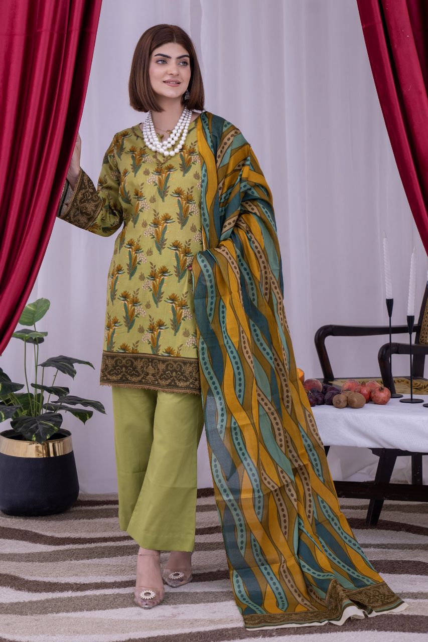 Arfa By Marooj Digital Printed Lawn 3PC