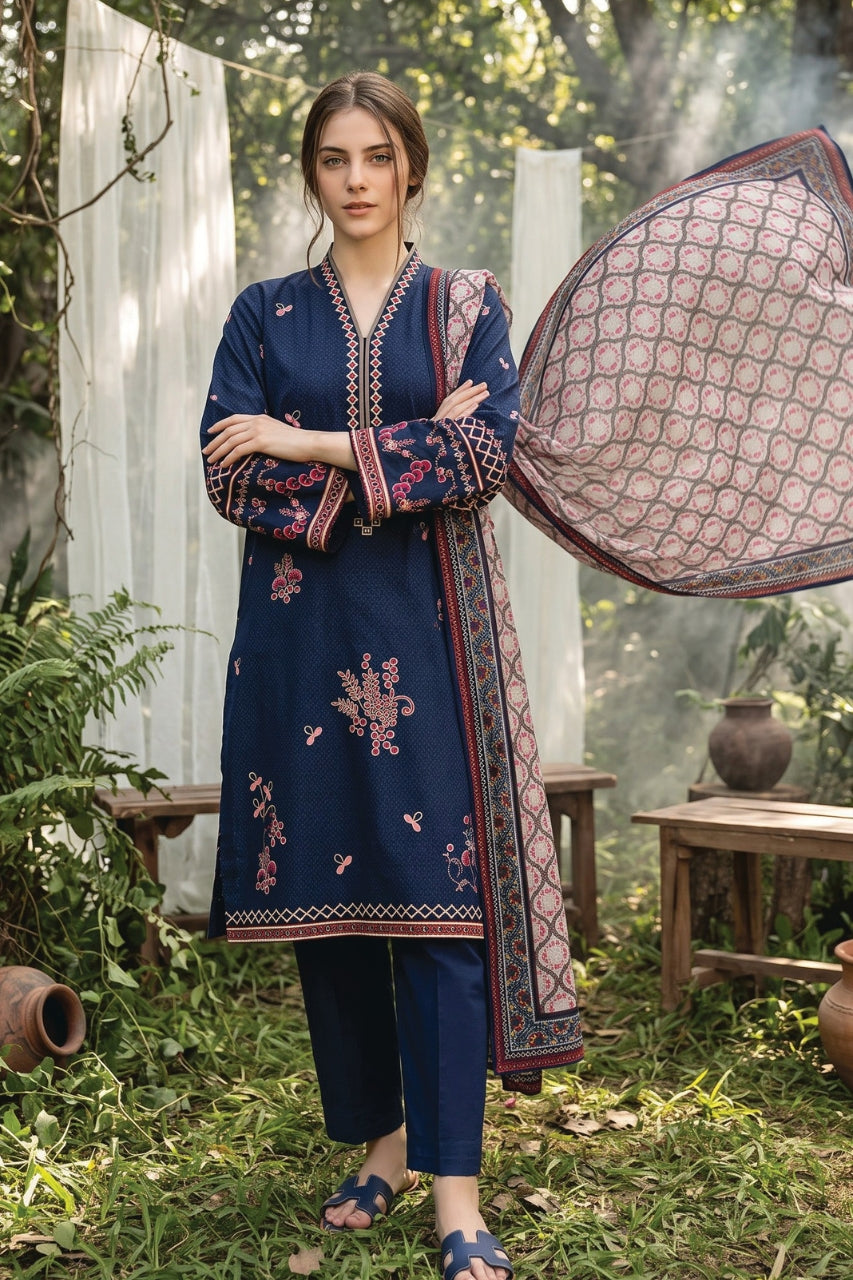 Salina By Regalia Digital Printed Khaddar 3PC