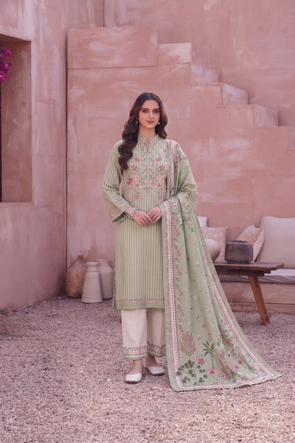 Nirvana By Shanaya Digital Printed Linen 3PC