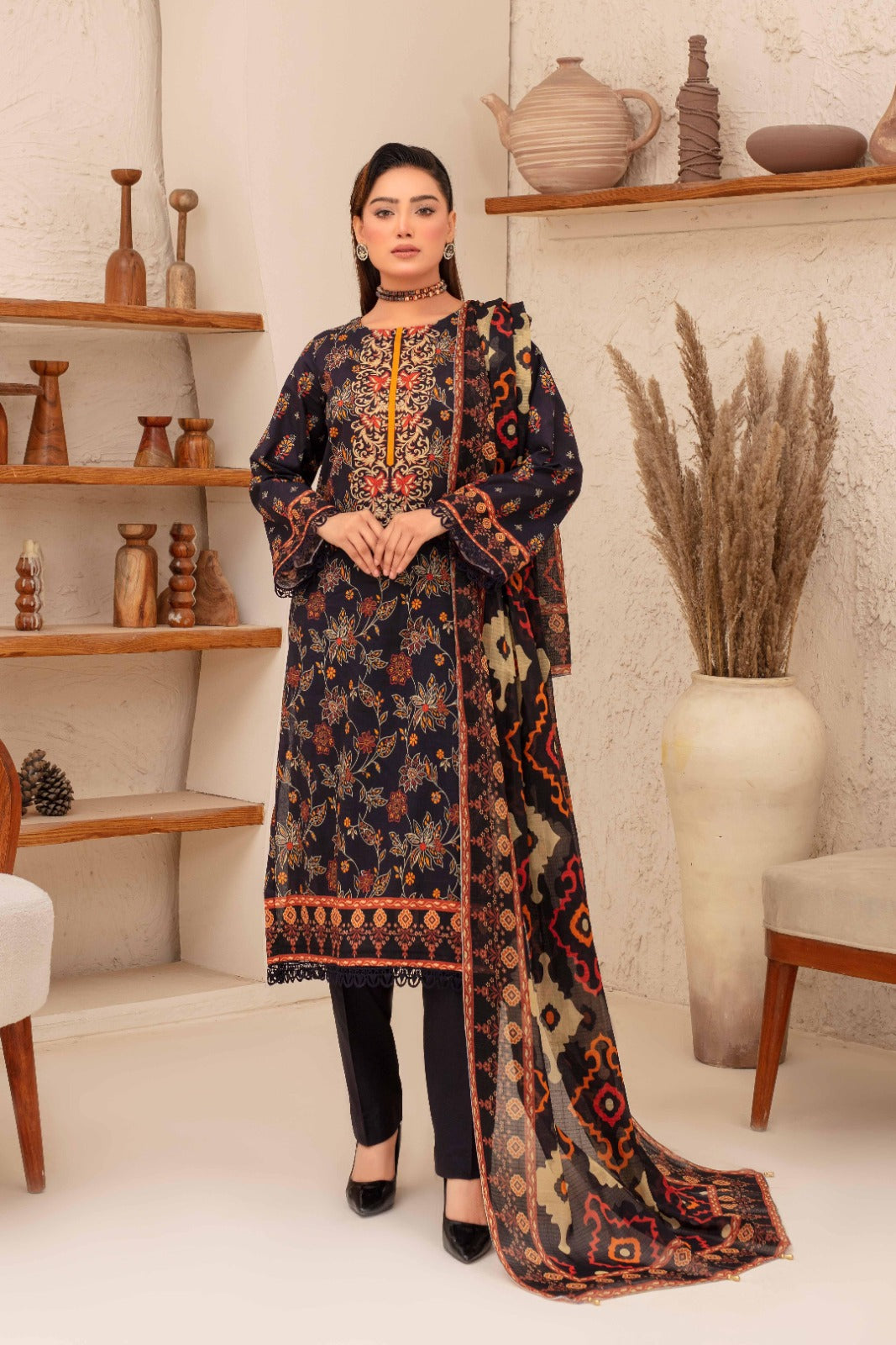 Fabiha By Feroza Printed Lawn 3-PC