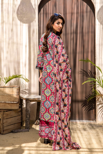 Abrish digital Printed Lawn 3-PC