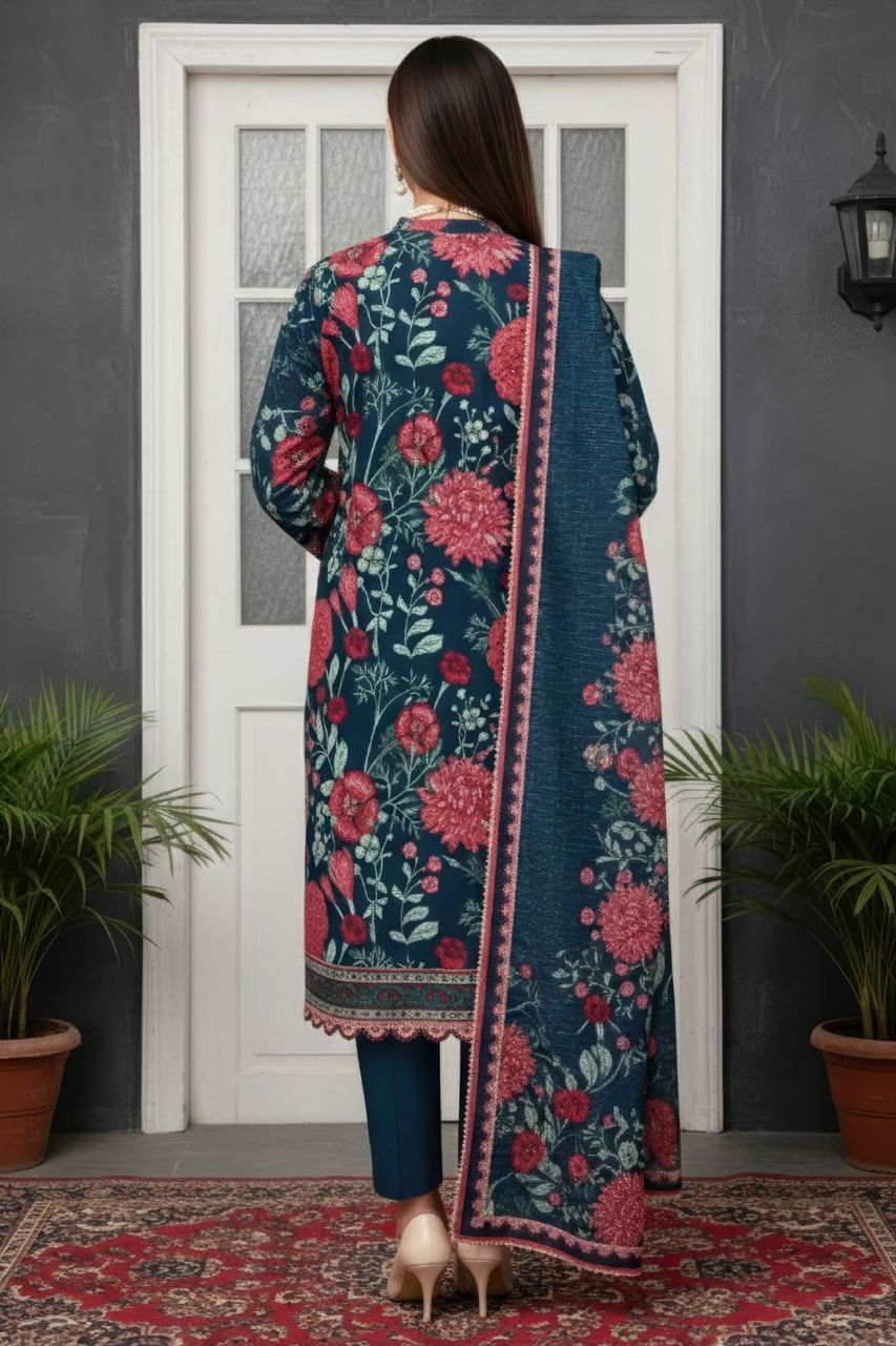 Fatima Maryam Premium Printed Lawn 3PC
