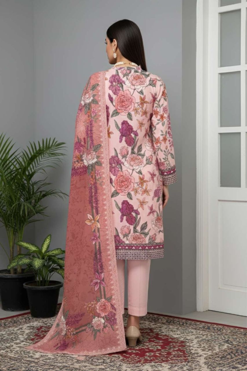 Fatima Maryam Premium Printed Lawn 3PC