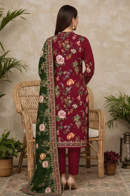 Fatima Maryam Premium Printed Lawn 3PC