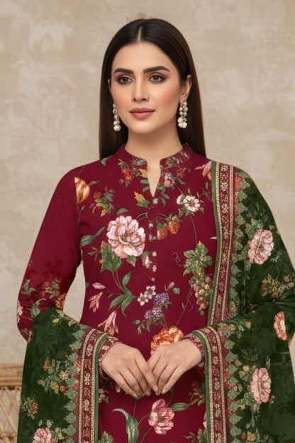 Fatima Maryam Premium Printed Lawn 3PC