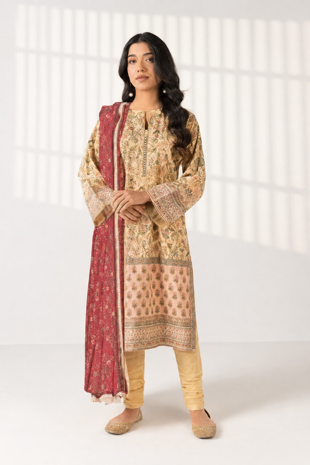 Alkaram Classic Digital Printed Lawn 3PC