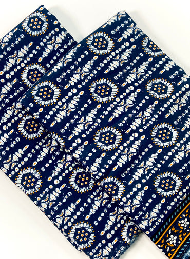 Anaya Noor Printed Bana Dora Slub Linen 2PC