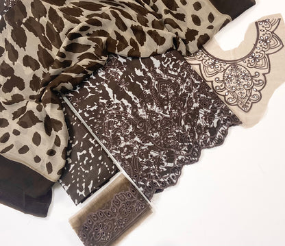 Maria B Emb Luxury Lawn 3PC