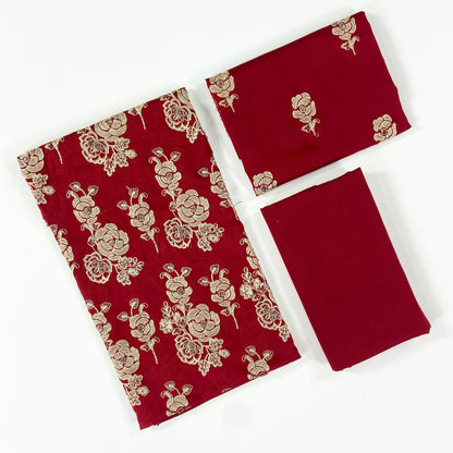 Bareeze Fully Emb Rice Karandi Lawn 2PC