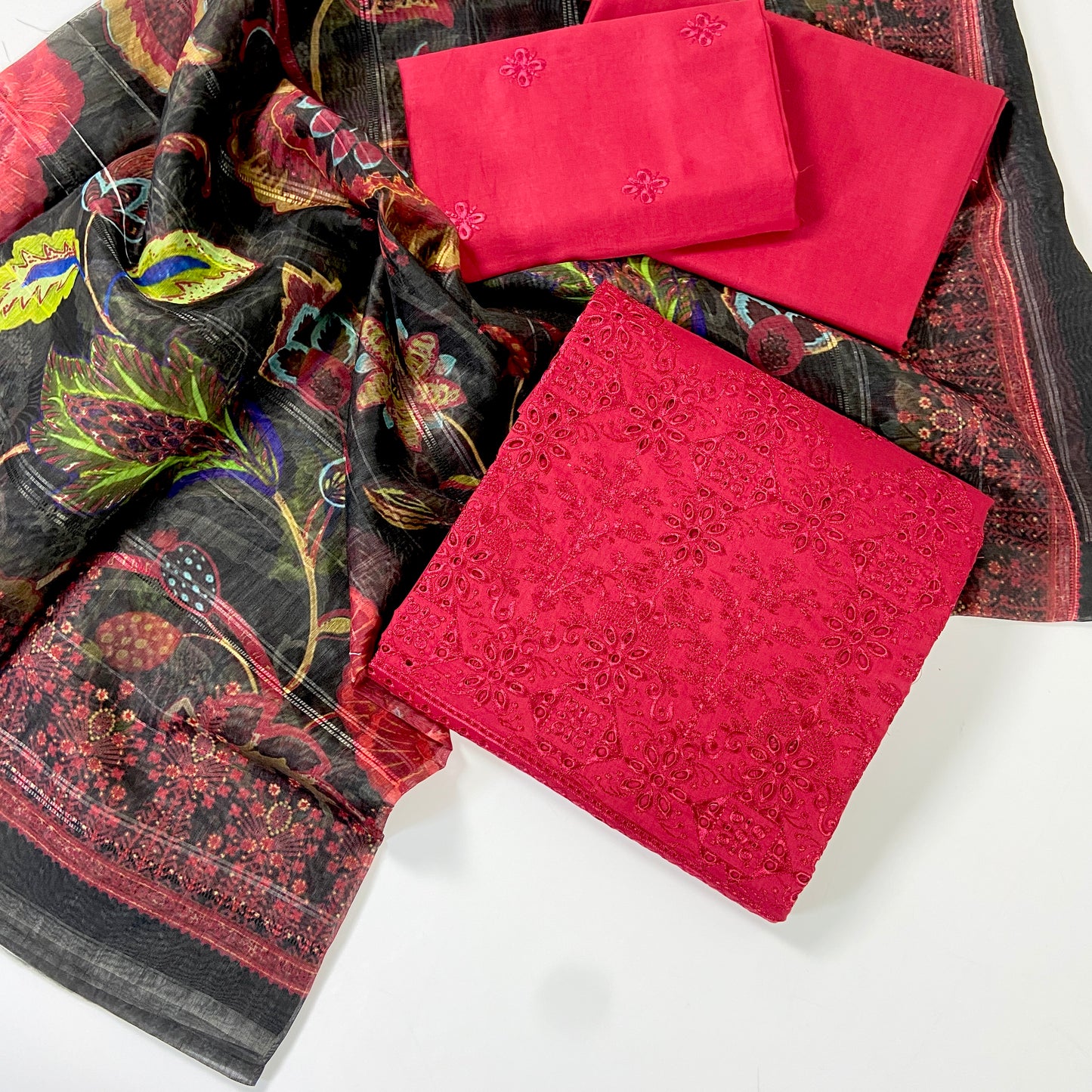 Chikenkari Anaya Noor Lawn 3-PC