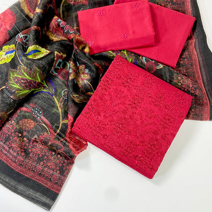 Chikenkari Anaya Noor Lawn 3-PC
