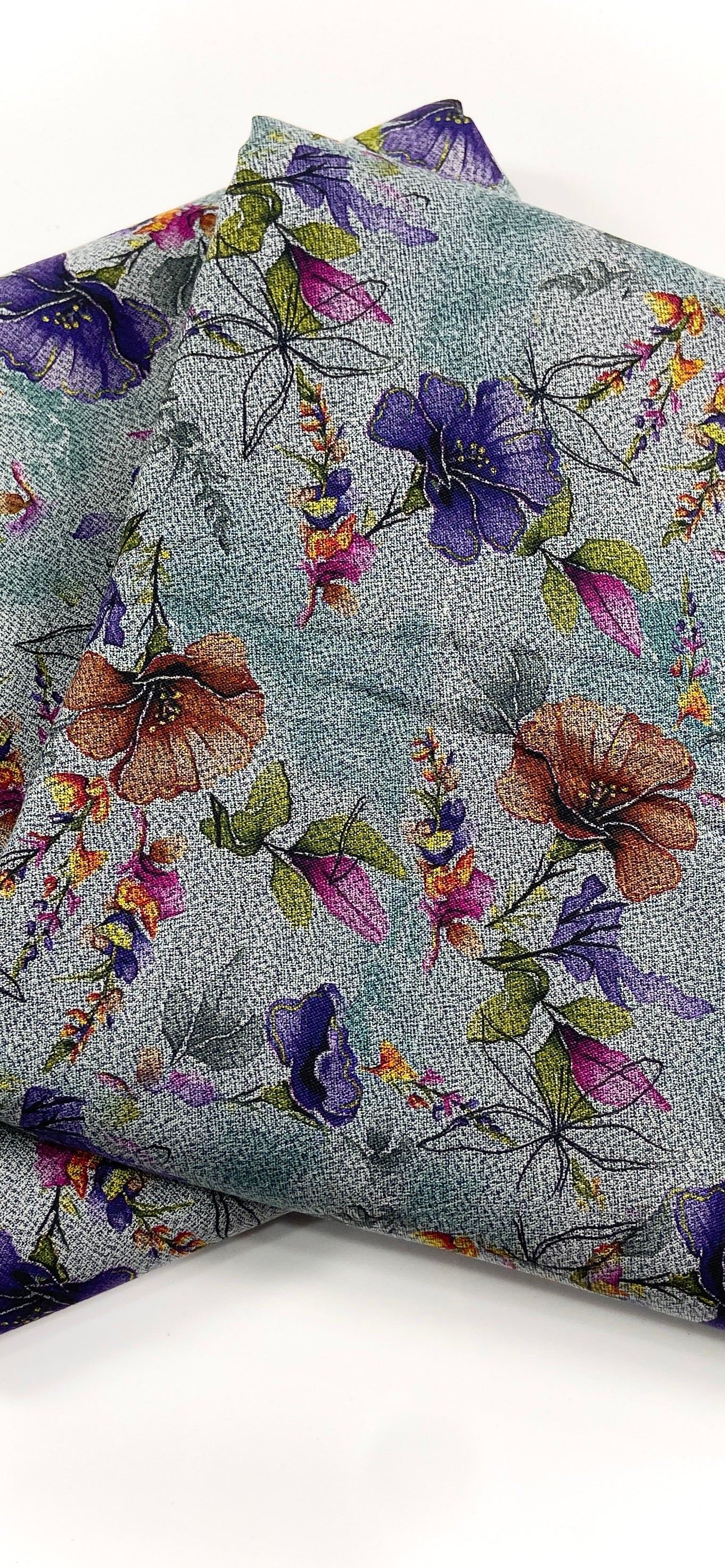 Anaya Noor Printed Dhanak Marina 2PC