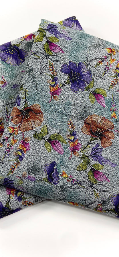 Anaya Noor Printed Dhanak Marina 2PC