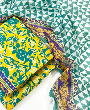 Bin Saeed Digital Printed Lawn 3PC