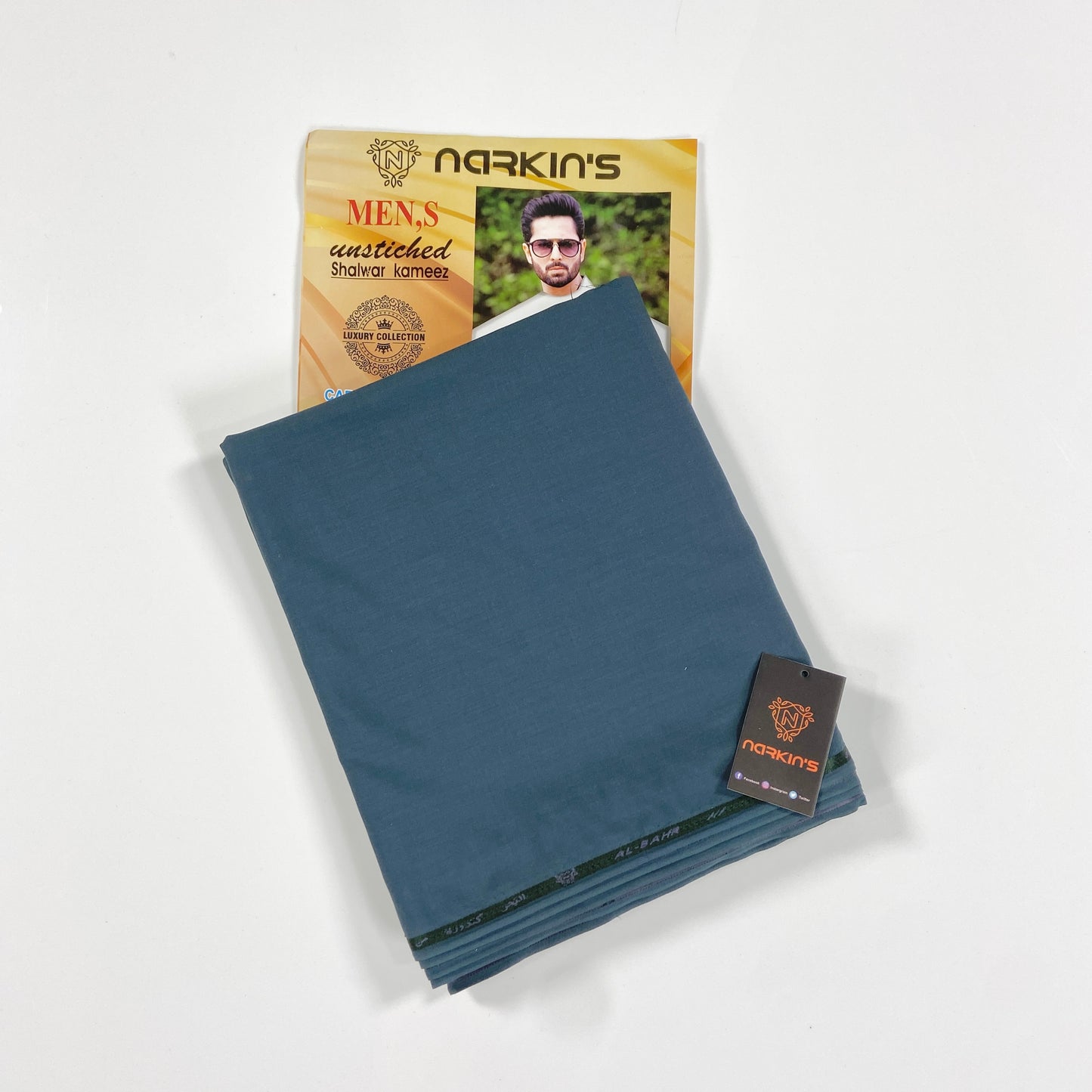 Narkins Men’s Summer Wash&Wear Suit – Unstitched