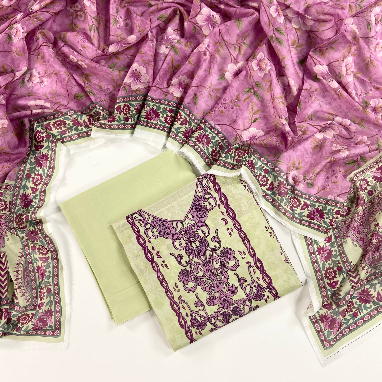 Mashaim Digital Printed Lawn 3PC
