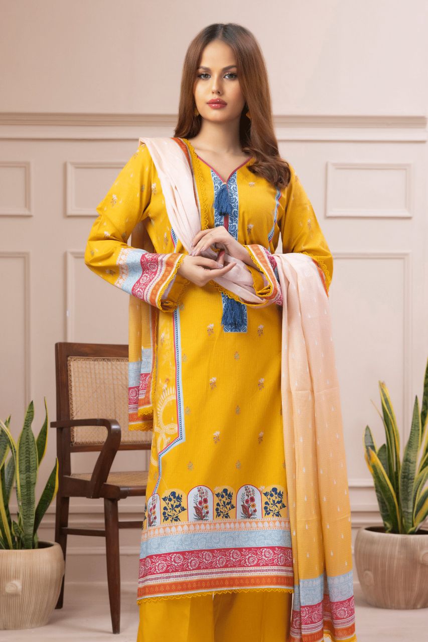 SALINA MID SUMMER COTTON VOL 1 UNSTITCHED WINTER COLLECTION