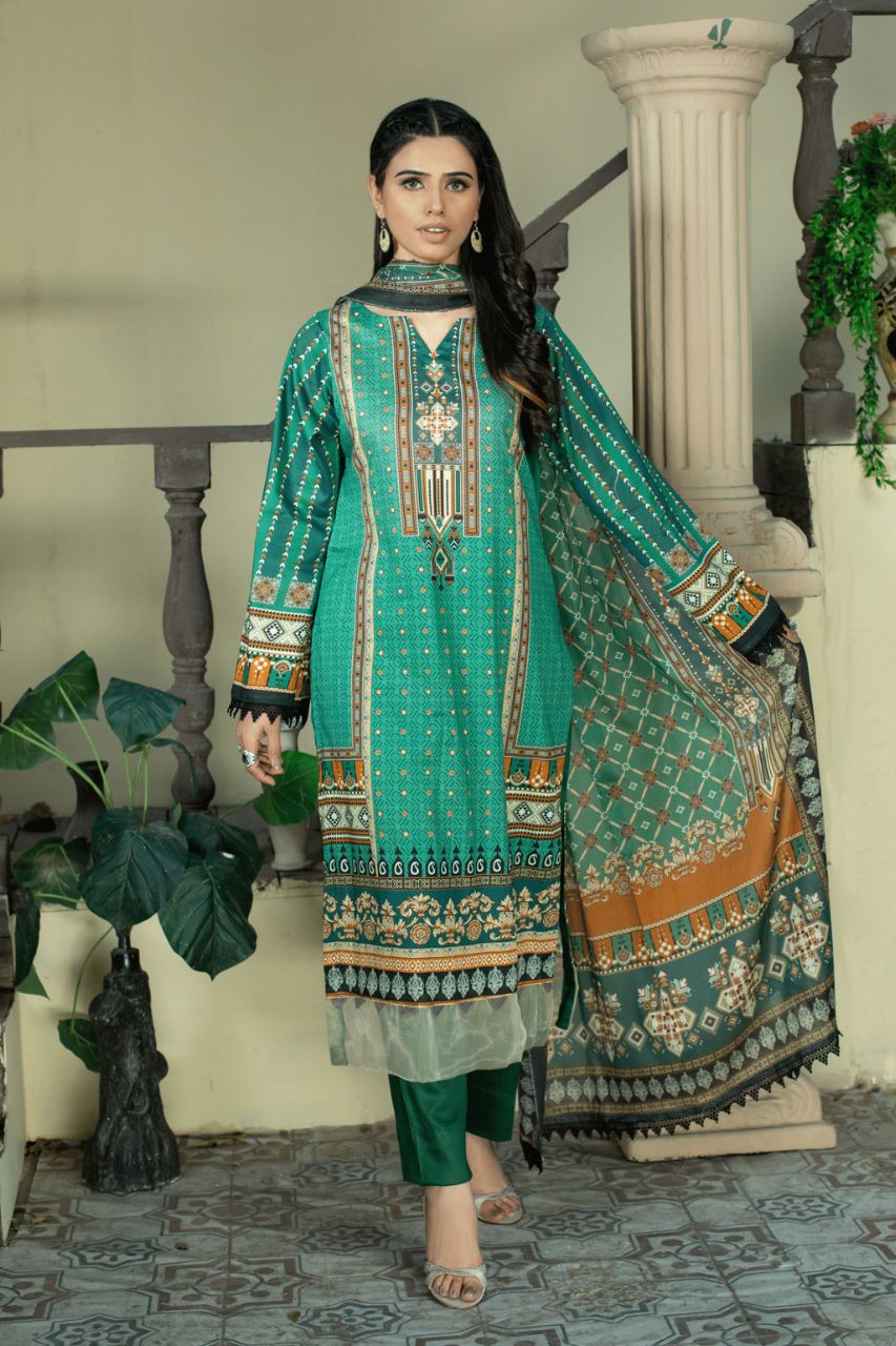 Nishat 3-Piece Digital Printed Lawn Summer Collection 2024