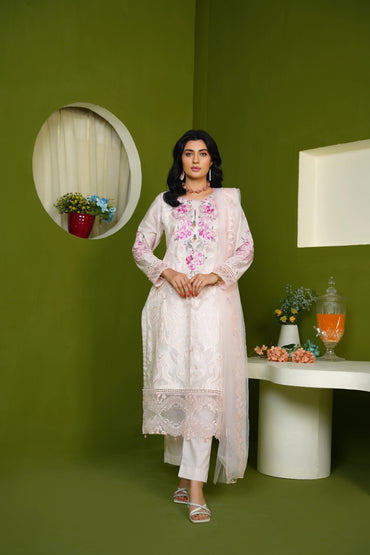 Sobia Nazir Cambric Embroidered 3PC