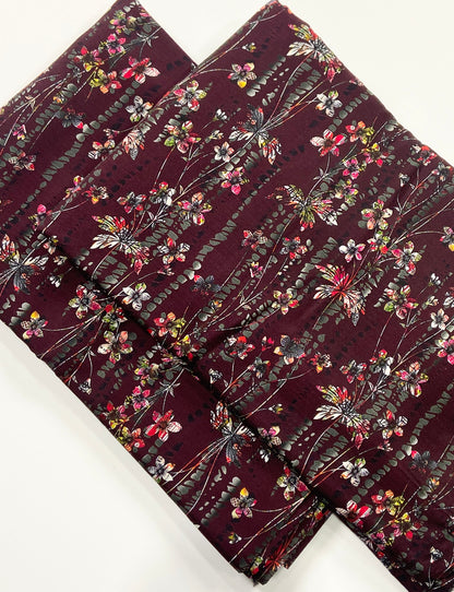 Anaya Noor Printed Bana Dora Slub Linen 2PC