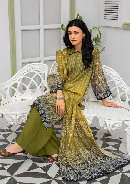 Safanoor Digital Printed Lawn 3-PC