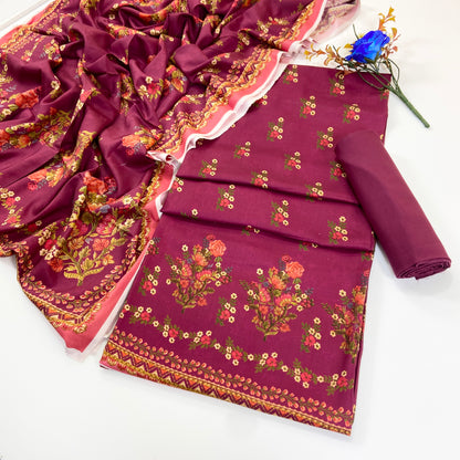 Mausummery Digital Printed Linen 3PC