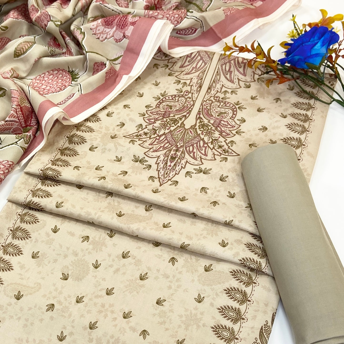 Mausummery Digital Printed Linen 3PC