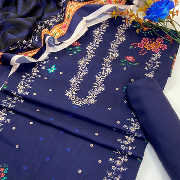 Mausummery Digital Printed Linen 3PC