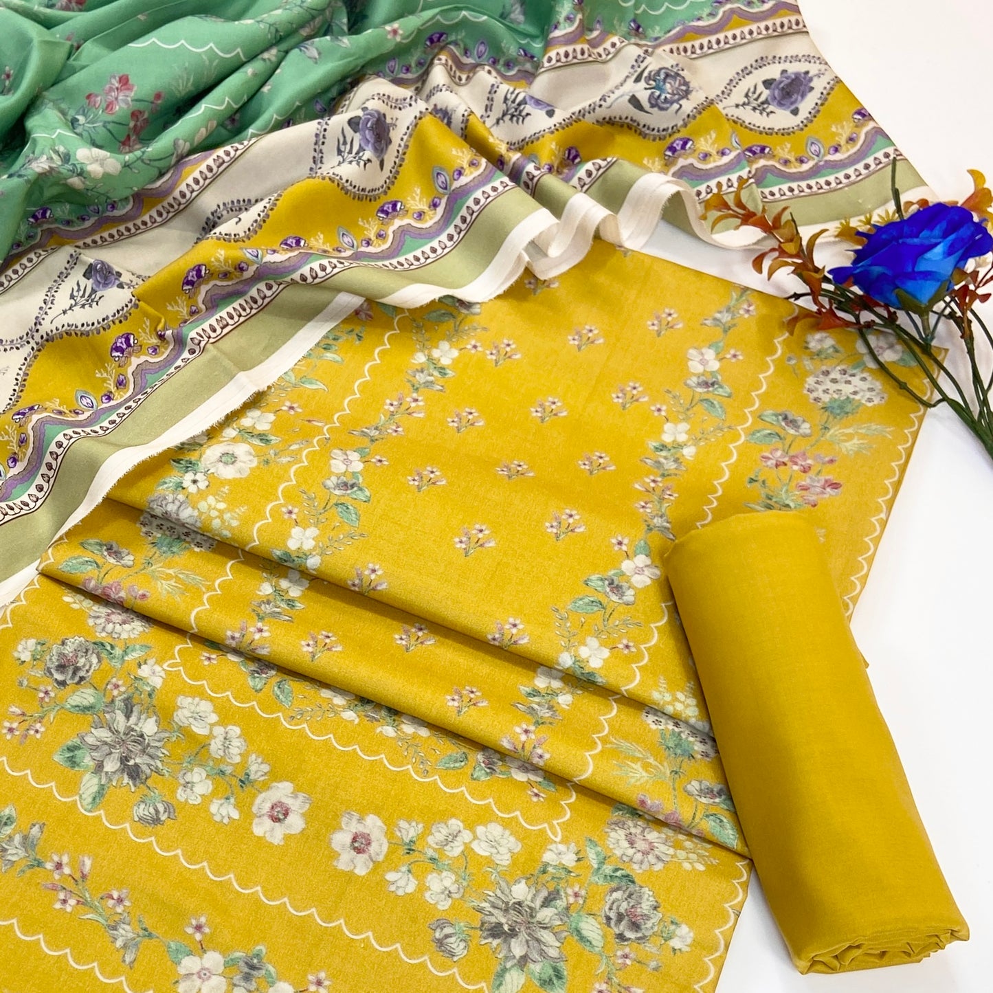 Mausummery Digital Printed Linen 3PC