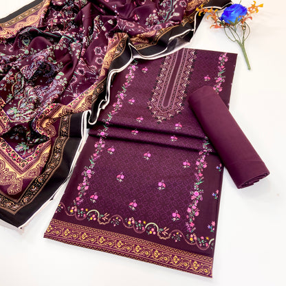 Mausummery Digital Printed Linen 3PC