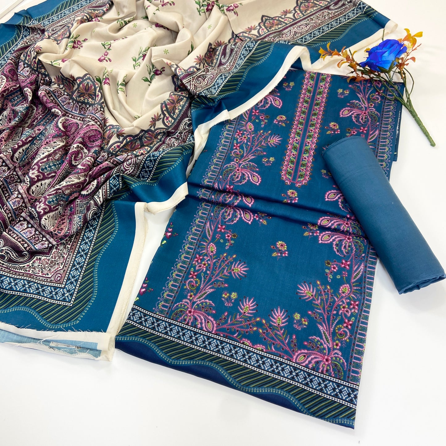 Mausummery Digital Printed Linen 3PC