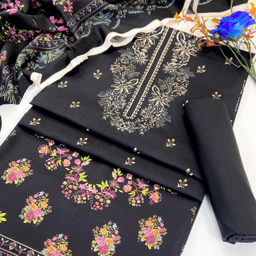 Mausummery Digital Printed Linen 3PC